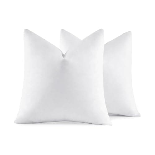 MIULEE MIULEE 26x26 Euro Pillow Inserts, Feather Down, Set of 2
