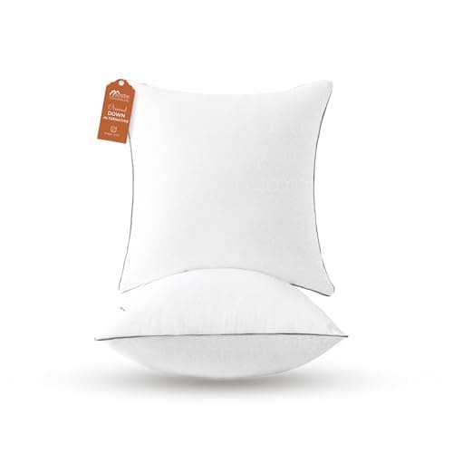 Sasttie Sasttie Euro Pillow Insert 26x26, Oeko-Tex Certified Fill, 2 Pack