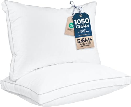 Utopia Bedding Utopia Bedding Gusset Bed Pillows (Set of 2)