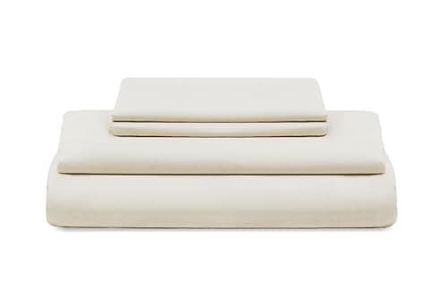Organic Cotton Mart Organic Cotton Mart 100% GOTS Certified Organic Cotton Sheet Set, 400 Thread Count Sateen (Queen)