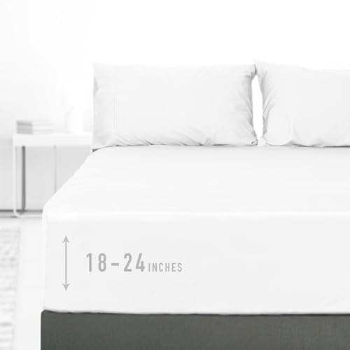 Sunflower Sunflower Queen Fitted Sheet, Extra Deep, 100% Cotton Sateen