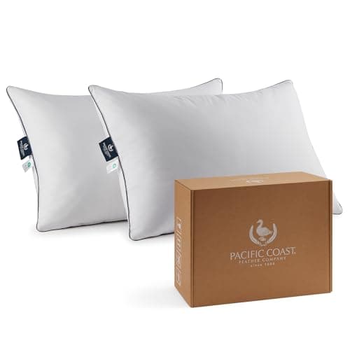 Pacific Coast Pacific Coast Goose Feather and Down Bed Pillows, Standard (Set of 2)