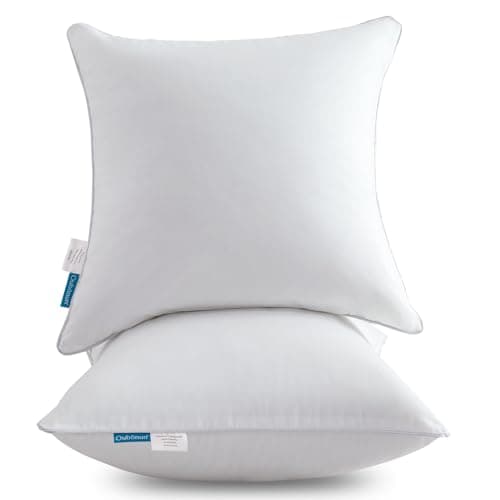 Oubonun Oubonun 26 x 26 Pillow Inserts, 100% Cotton Cover, Set of 2