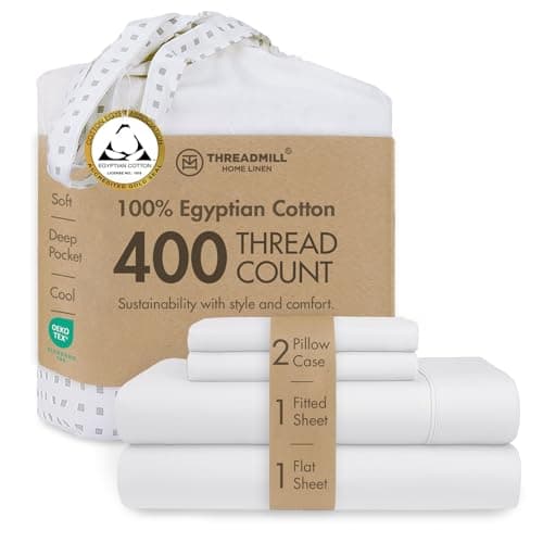 Threadmill Threadmill 400TC Egyptian Cotton Sateen Sheets
