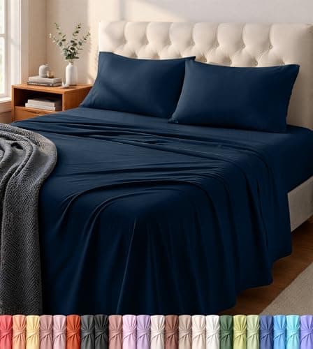 Utopia Bedding Utopia Bedding Jersey Knit Sheets, 4 Piece, Cotton T-Shirt Feel