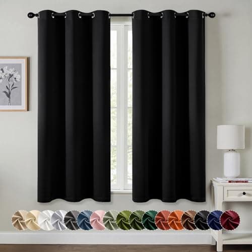 MIULEE MIULEE Blackout Curtains (Budget 2-Pack)