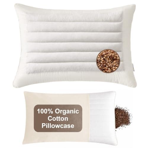 MIOTO MIOTO Organic Buckwheat Pillow, 20 x 26 in