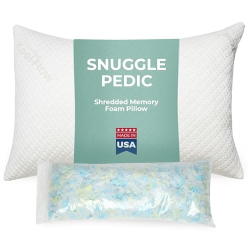 Snuggle-Pedic Snuggle-Pedic Adjustable Memory Foam Pillow (Viscose of Bamboo Cover)