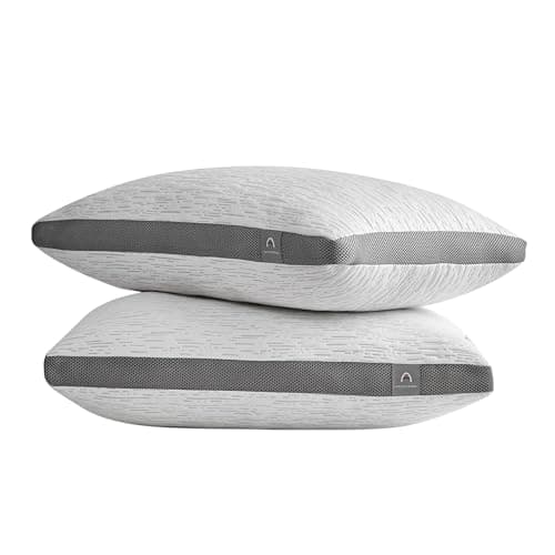 ACCURATEX ACCURATEX Adjustable Rayon from Bamboo Pillow (Set of 2, Standard)