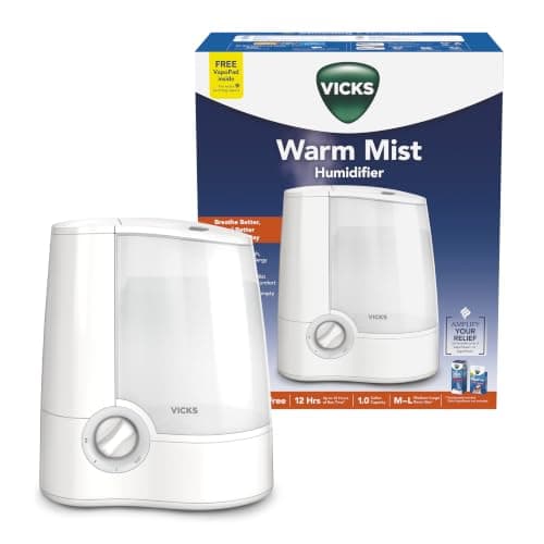 Vicks Vicks Warm Mist Humidifier, 1 Gallon Tank, Filter-Free