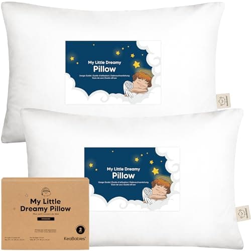 KeaBabies KeaBabies 2pk Toddler Pillows, 13 x 18 in