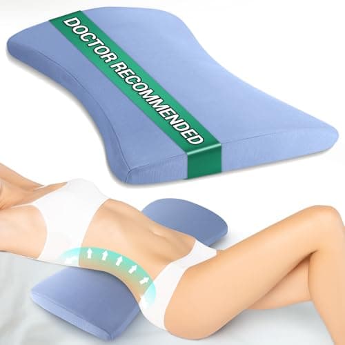 vamorry vamorry Lumbar Pillow for Sleeping, Memory Foam Lower Back Support