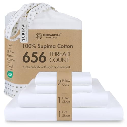 Threadmill Threadmill Supima Cotton 656 Thread Count Sheet Set