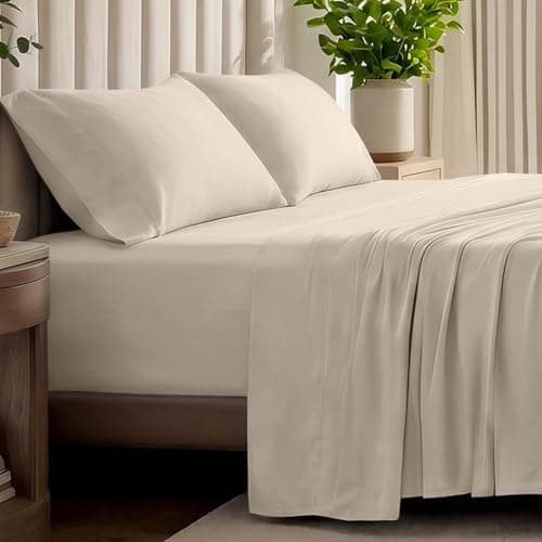 Bare Home Bare Home 100% Organic Cotton Jersey Sheet Set (Queen)