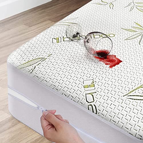 Zippered bamboo encasement Bamboo Zippered Mattress Encasement, Jacquard Face, Queen