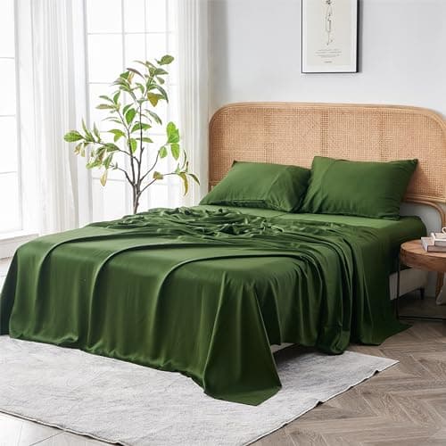Sijo Sijo AiryWeight Tencel Sheet Set, 100% Lyocell Derived from Eucalyptus (4pc, Queen)