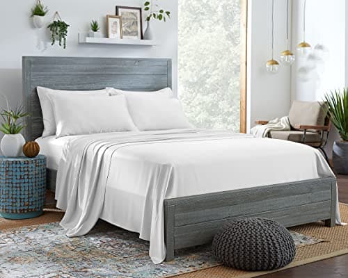 Stylinen Stylinen 100% Eucalyptus Bed Sheets Queen 4 Piece Set, Tencel Lyocell, 16 Inch Deep Pockets