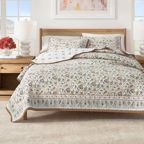Great Bay Home Great Bay Home Floral Cotton Quilt