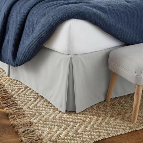 Linen Market Linen Market Bed Skirt, Microfiber, 14 in Tailored Drop