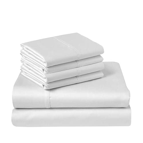 Pizuna Pizuna 100% Cotton Sheets Set, 400 Thread Count