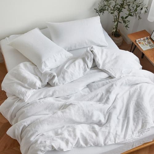 Sijo Sijo Stone Washed Organic French Linen Sheet Set