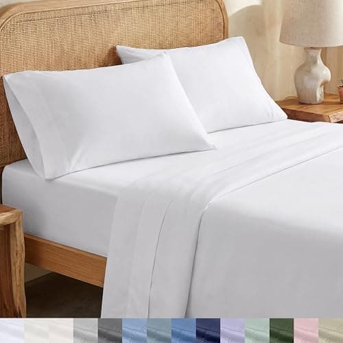 California Design Den California Design Den Organic Cotton Percale Sheet Set