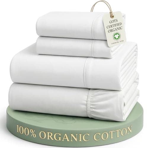 LANE LINEN LANE LINEN Organic Cotton Percale, Cooling