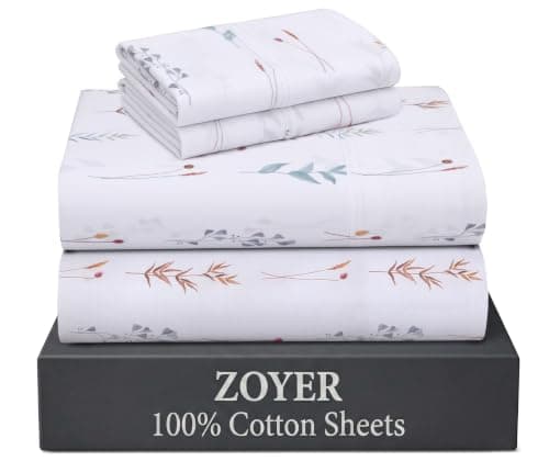 ZOYER ZOYER 100% Cotton Percale, Cooling
