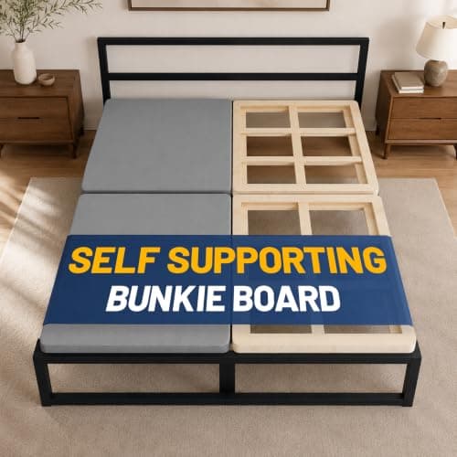 Greaton Greaton 1.5-Inch Split Wood Bunkie Board, Queen, Fully Assembled