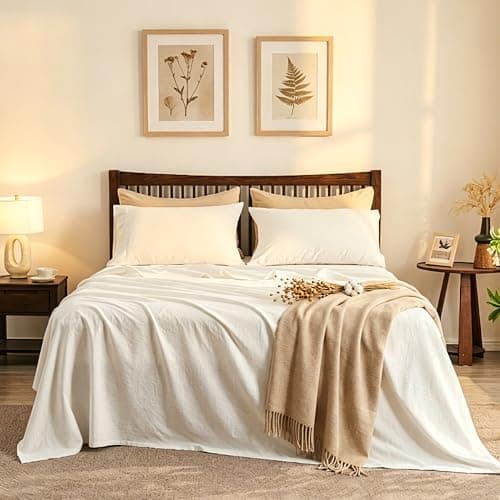 Simple&Opulence Simple&Opulence Belgian Linen-Cotton Blend Sheet Set