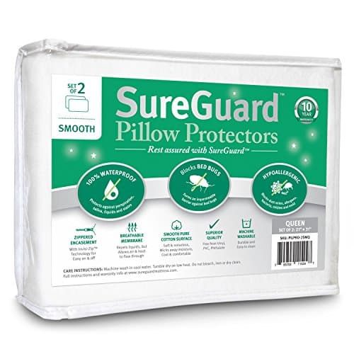 SureGuard SureGuard Queen Pillow Protectors (Set of 2)