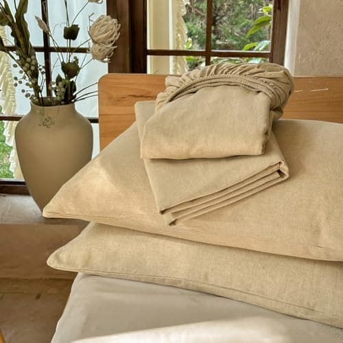 JaTaCa JaTaCa 100% French Linen Sheet Set