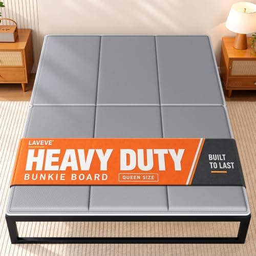 LAVEVE LAVEVE Heavy Duty Bunkie Board, Queen (60 x 80), Anti-Slip Bed Slat