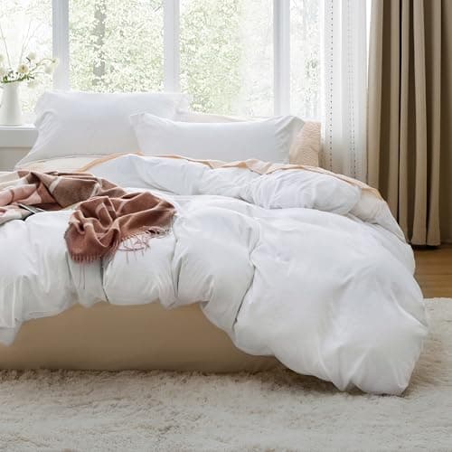 Bedsure Bedsure White Duvet Cover (3-Piece)